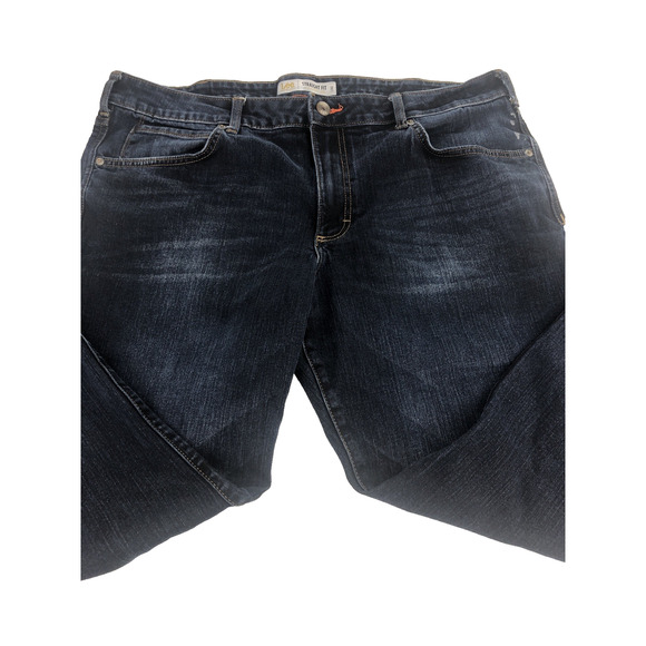 Lee Men's Jeans 40 x 30 Dark Blue Denim Straight Leg Modern Series L342 - Picture 3 of 13